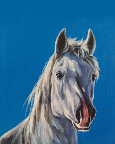 Hand Painted Horse Portrait (1)