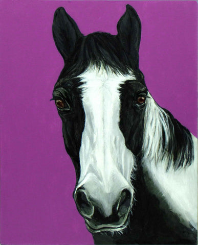 Hand Painted Horse Portrait (2)