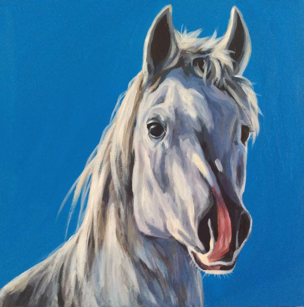 Hand Painted Horse Portrait (2)